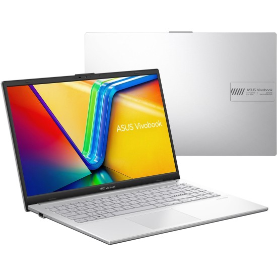 Лаптоп ASUS Vivobook Go 15 E1504FA-BQ5363WNA - 15.6" IPS FullHD, AMD Ryzen 5 40, 16GB LPDDR5, 512GB SSD, Win 11 Home - Сребрист Лаптоп ASUS Vivobook Go 15 E1504FA-BQ5363WNA - 15.6" IPS FullHD, AMD Ryzen 5 40, 16GB LPDDR5, 512GB SSD, Win 11 Home - Сребрист