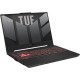Лаптоп Asus TUF A15 FA507NU-LP116, 15.6" IPS FHD (1920x1080), AMD Ryzen 5 7535HS, 16GB DDR5, 1TB NVMe SSD, RTX 4050 GDDR6 6GB