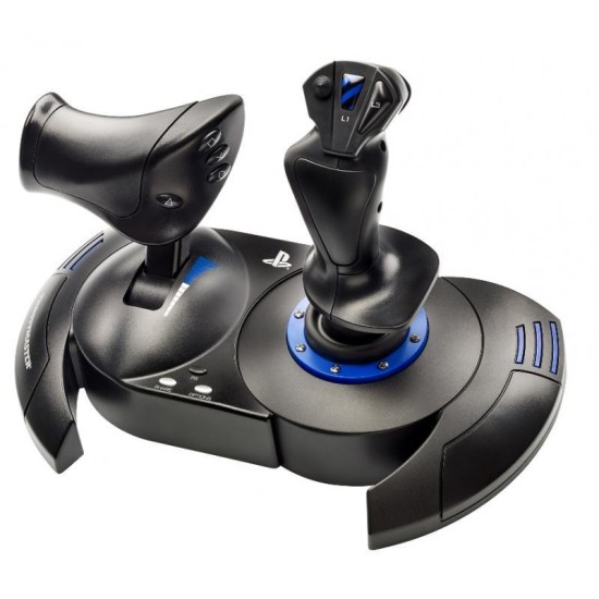 Жичен джойстик,  авиосимулатор Thrustmaster T.Flight Hotas 4  за PC / PS4, Черен