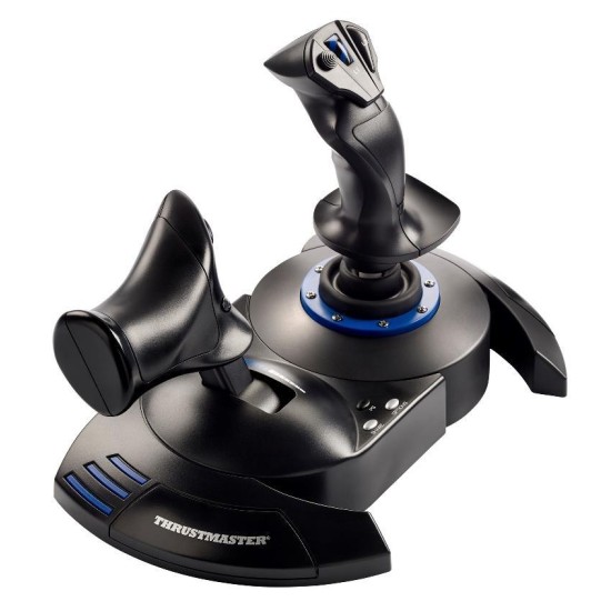 Жичен джойстик,  авиосимулатор Thrustmaster T.Flight Hotas 4  за PC / PS4, Черен