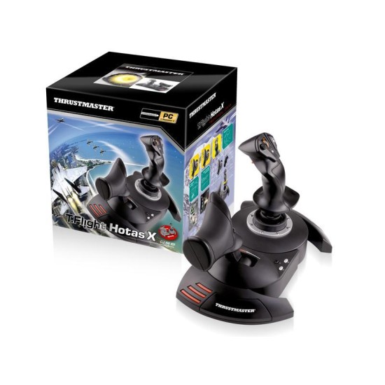 Жичен джойстик,  авиосимулатор Thrustmaster T.Flight Hotas X  за PC / PS3, Черен