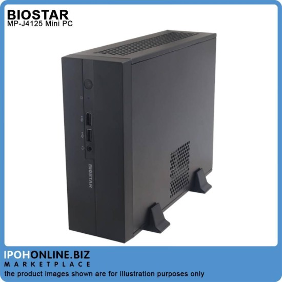 Barebone Biostar J4125NHU Intel Celeron J4125 Processor, 2xDIMM DDR4