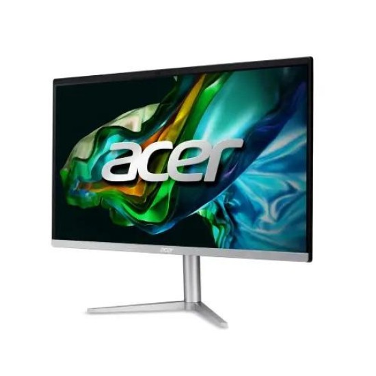 Kомпютър Acer Aspire All-In-One C24-1300, AMD Ryzen 3 7320U, 23.8" FHD, 8GB DDR5, 512GB SSD, NO OS, Мишка, Клавиатура-кирилизирана