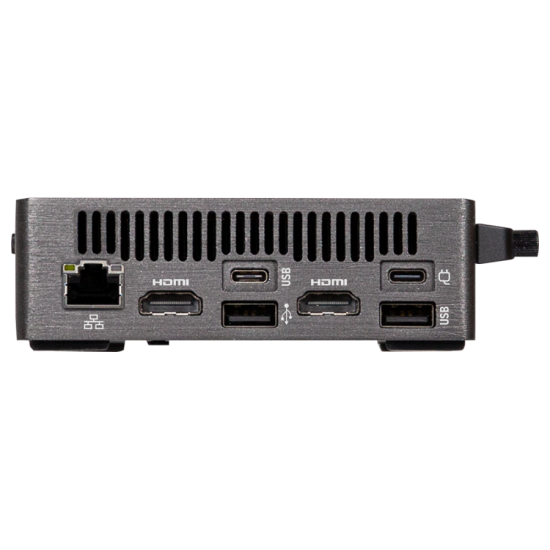 Мини компютър Gigabyte BRIX BRU7-255H, Intel Core Ultra 7 255H, 2 x SO-DIMM DDR5, 2 x M.2 SSD, Wi-Fi 7 + BT 5.4