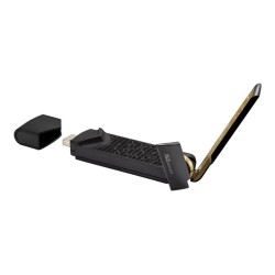 Безжичен адаптер ASUS USB-AX56 Dual Band AX1800 WiFi 6 802.11ax, USB 3.2 Gen1, вградена антена