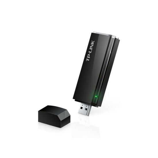 Безжичен адаптер TP-LINK Archer T4U, AC 1300, Dual band, USB 3.0, вградена антена