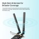 Безжичен адаптер TP-LINK Archer TX20E, PCIe, 1800Mbps, Wireless AX, 2.4GHz /5GHz, BT 5.2, 2x външни антени Безжичен адаптер TP-LINK Archer TX20E, PCIe, 1800Mbps, Wireless AX, 2.4GHz /5GHz, BT 5.2, 2x външни антени