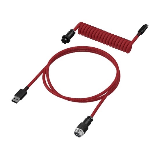 Кабел за клавиатура HyperX Coiled Cable USB-C Red-Black