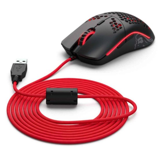 Кабел за мишка Glorious Ascended Cable V2 - Crimson Red