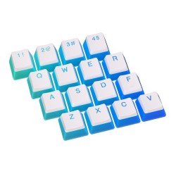 Капачки за механична клавиатура ENDORFY - 104 бр PBT, US Layout, Onyx White