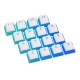 Капачки за механична клавиатура ENDORFY - 104 бр PBT, US Layout, Onyx White