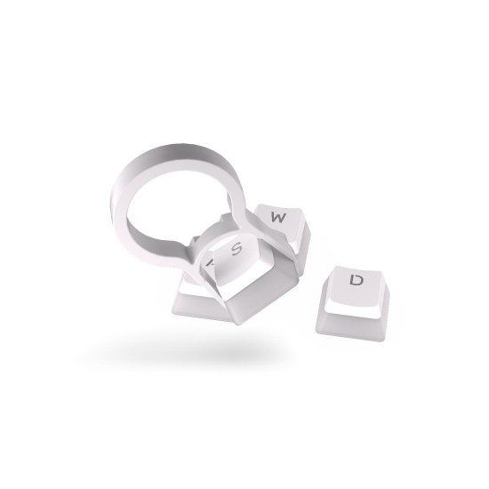Капачки за механична клавиатура ENDORFY - 104 бр PBT, US Layout, Onyx White