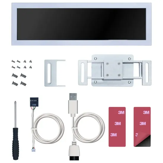 Команден панел Lian Li 8.8" Universal Screen - White Команден панел Lian Li 8.8" Universal Screen - White