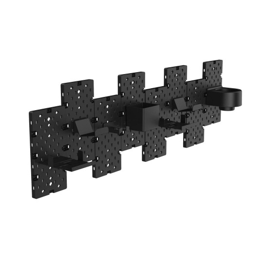 uRage модулен комплект Peg Board, монтаж на стена/маса, черен uRage модулен комплект Peg Board, монтаж на стена/маса, черен