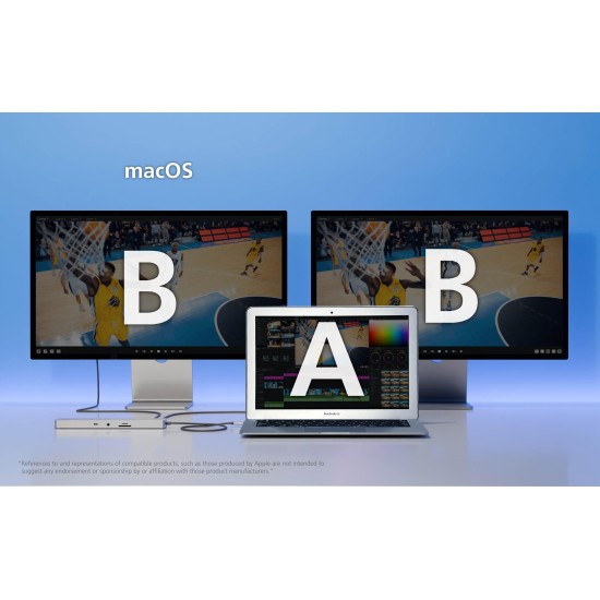 ATEN Докинг 11-in-1 USB-C Multiport Dock + Power Pass-Through, 2 x HDMI, LAN,3.5mm, USB-C, SD Card , microSD, 3 x USB 3.2 ATEN Докинг 11-in-1 USB-C Multiport Dock + Power Pass-Through, 2 x HDMI, LAN,3.5mm, USB-C, SD Card , microSD, 3 x USB 3.2