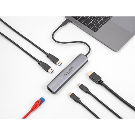 Докинг станция Delock USB 40 Gbps USB Type-C