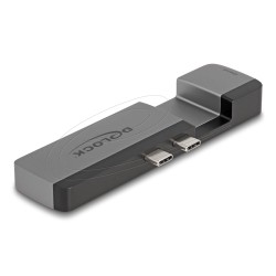 Докинг станция Delock for MacBook Pro / MacBook Air Thunderbolt™ 4, 5K Резолюция / 100 W PD / 10 Gbps Hub / LAN / Audio