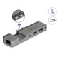 Докинг станция Delock for MacBook Pro / MacBook Air Thunderbolt™ 4, 5K Резолюция / 100 W PD / 10 Gbps Hub / LAN / Audio