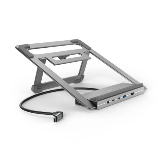 Докинг станция Hama "Connect2Office Stand" USB-C, Стойка за лаптоп, 12 порта