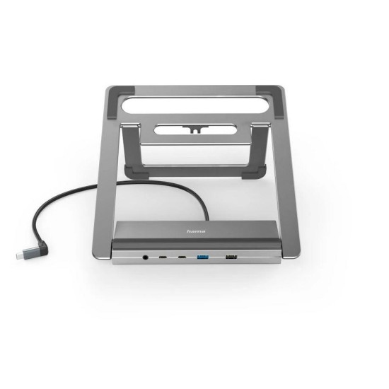 Докинг станция Hama "Connect2Office Stand" USB-C, Стойка за лаптоп, 12 порта