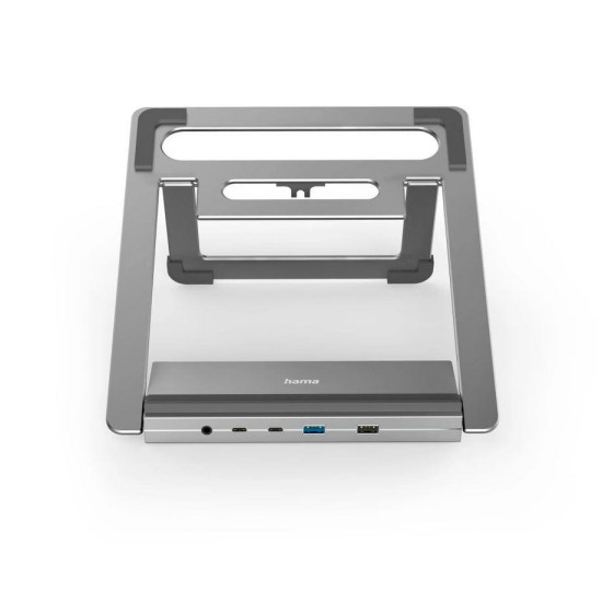 Докинг станция Hama "Connect2Office Stand" USB-C, Стойка за лаптоп, 12 порта