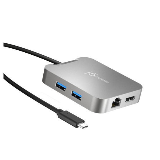 Докинг станция j5create JCD391 4K60 Elite USB-C PD, USB-A, HDMI, RJ-45