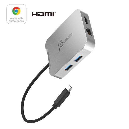 Докинг станция j5create JCD391 4K60 Elite USB-C PD, USB-A, HDMI, RJ-45