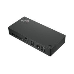 Lenovo Универсална USB-C докинг станция, Dock Gen3 HDMI, 2 X DP, 1 GbE, 90W