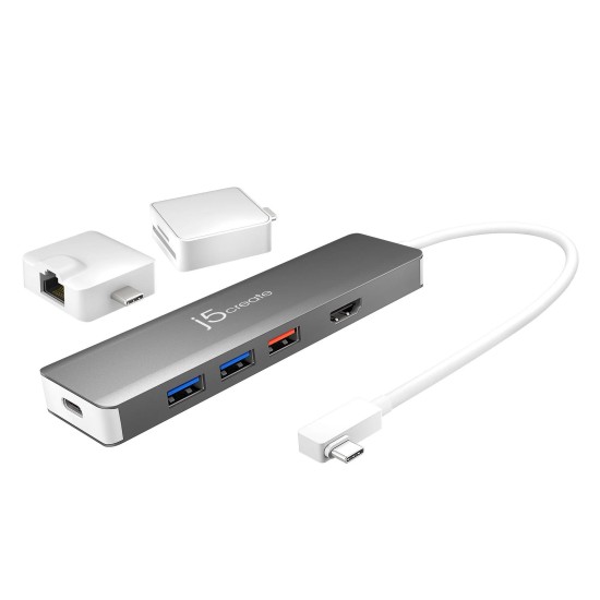 Модулна докинг станция j5create JCD375, 2 модула, USB-C