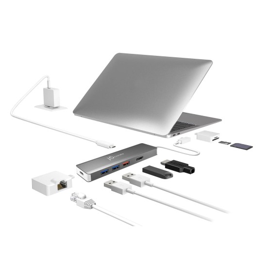 Модулна докинг станция j5create JCD375, 2 модула, USB-C