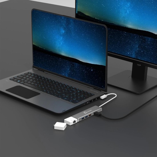 Модулна докинг станция j5create JCD375, 2 модула, USB-C