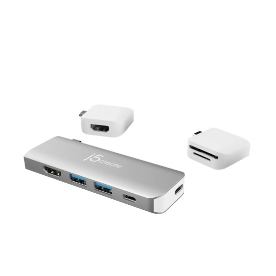 Модулна докинг станция j5create JCD387, 2 модула, USB-C