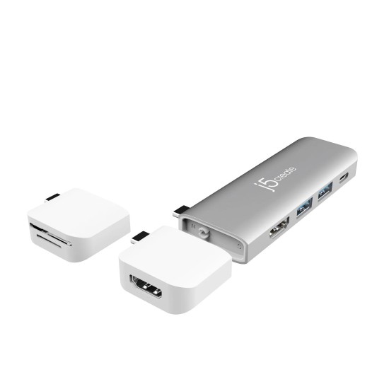 Модулна докинг станция j5create JCD387, 2 модула, USB-C