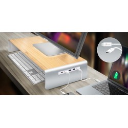 Поставка за монитор  j5create JCT425 8 в 1  USB Type-C/PD/4K HDMI/ 6-Port USB 3.0
