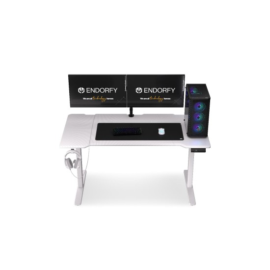 Геймърско бюро ENDORFY - Atlas L Electric - Onyx White Геймърско бюро ENDORFY - Atlas L Electric - Onyx White