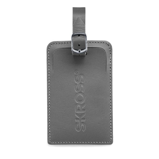 Етикетник за багаж Skross Luggage Tags, Карта за контакт, Сив