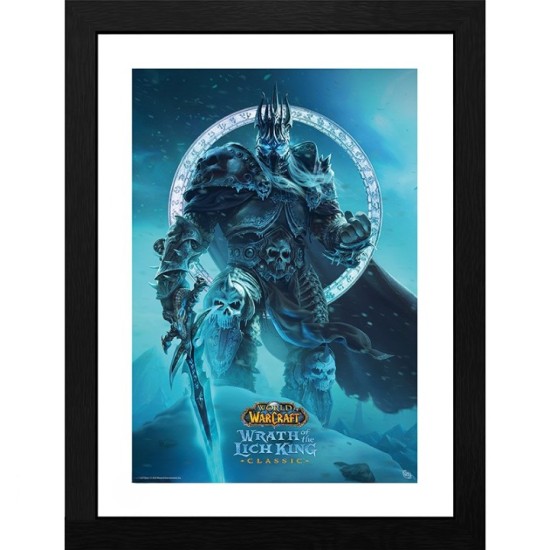 GBEYE WORLD OF WARCRAFT - Framed print "Lich King" (30x40)