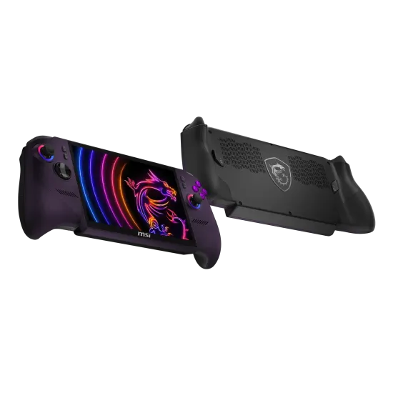 Игрова конзола MSI Claw 8 EX AI+ CG3EM - 8" IPS FHD+(1920x1200) 120Hz VRR, Intel Arc G3 Extreme, 32GB LPDDR5x, 1TB SSD, Win 11 Home - Void Purple