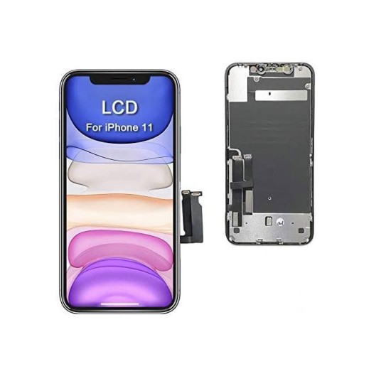 LCD Дисплей за iPhone 11 6.1 + Тъч скрийн - Черен