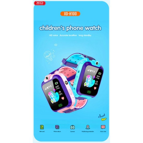 XO Kids Детски Смарт часовник H100 2G 