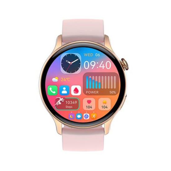 XO Смарт часовник J6 Amoled - розов, черен, сив