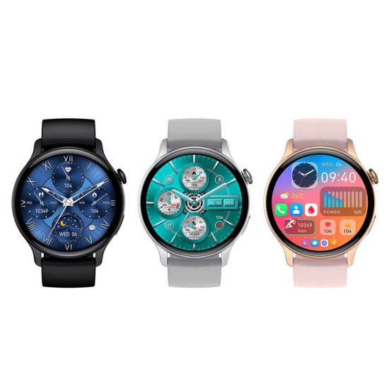 XO Смарт часовник J6 Amoled - розов, черен, сив