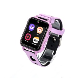 XO Смарт часовник за деца, Kids H100, 2G SIM - розов