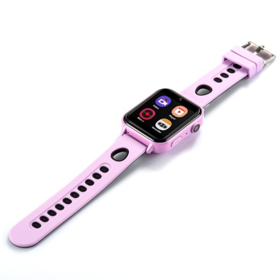 XO Смарт часовник за деца, Kids H100, 2G SIM - розов