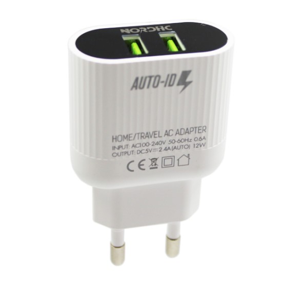 NORDIC 220V 12W, 2xUSB-A, 2.4A + Type-C